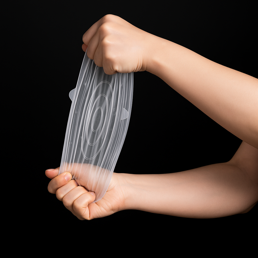 6 couvercles extensibles en silicone réutilisables – Couvre-aliments écologiques